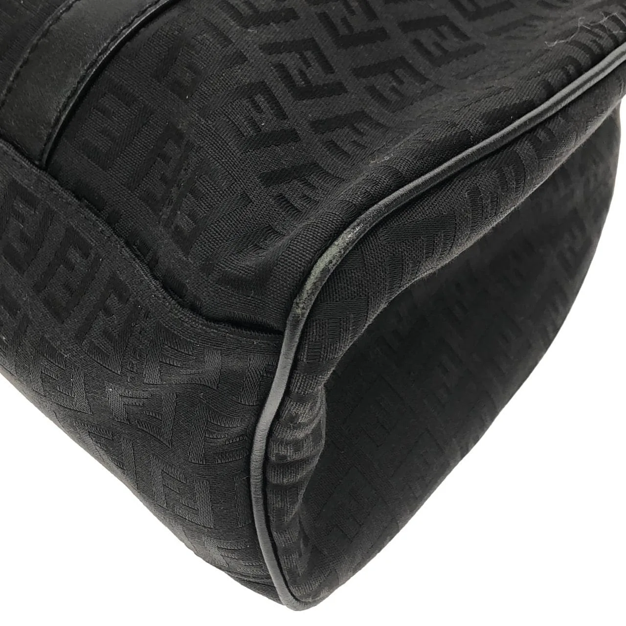 FENDI Baguette 8BR463 JQ5 Shoulder Canvas Black Canvas Rank B - Thumbnail 3