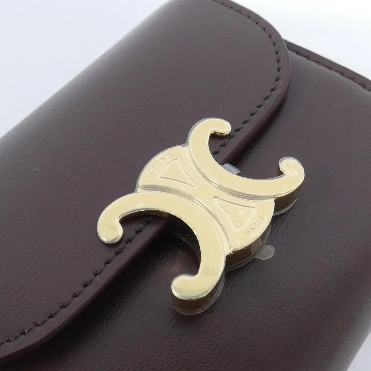 CELINE 10D783DPV Wallet 金色 新品 - 縮圖 3