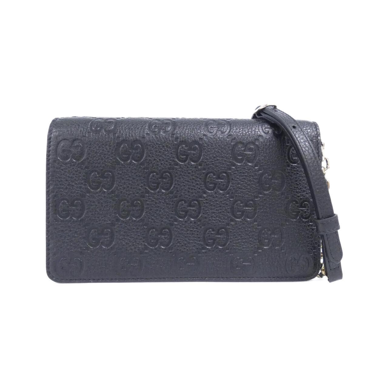 GUCCI 818705 AAEEM Wallet Leather
