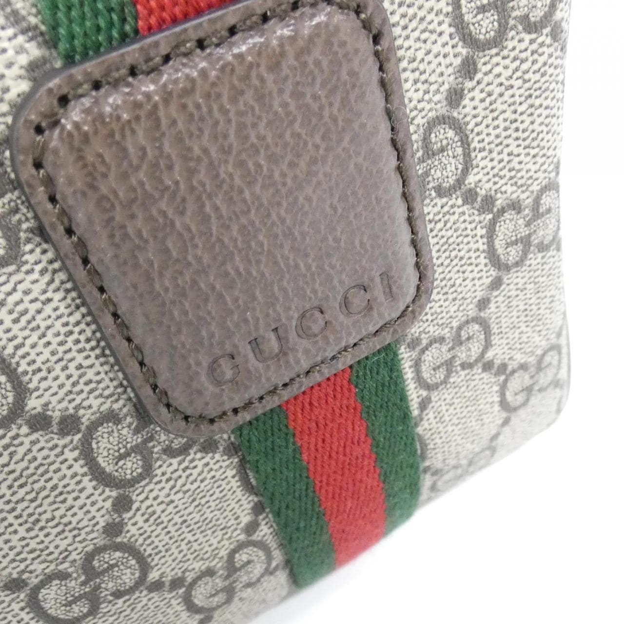 GUCCI 859975 FACHL Boston Bag Canvas Black Canvas - Thumbnail 4