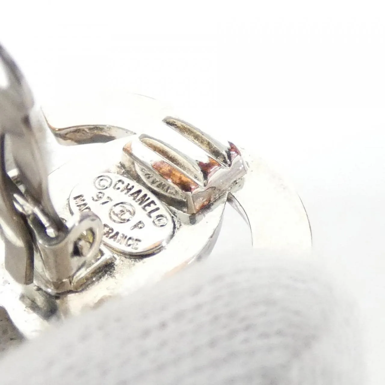 CHANEL 05804 Accessories 銀色 中古品B - 縮圖 7