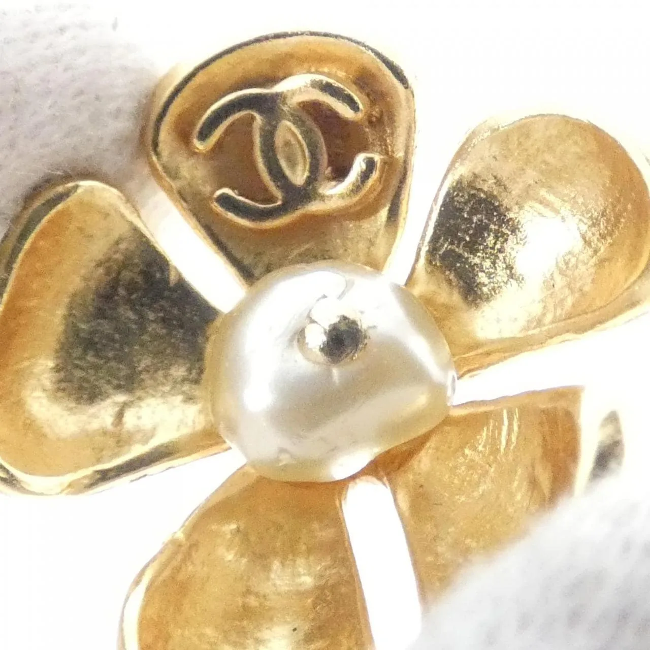 CHANEL Accessories 白色 中古品A - 縮圖 4