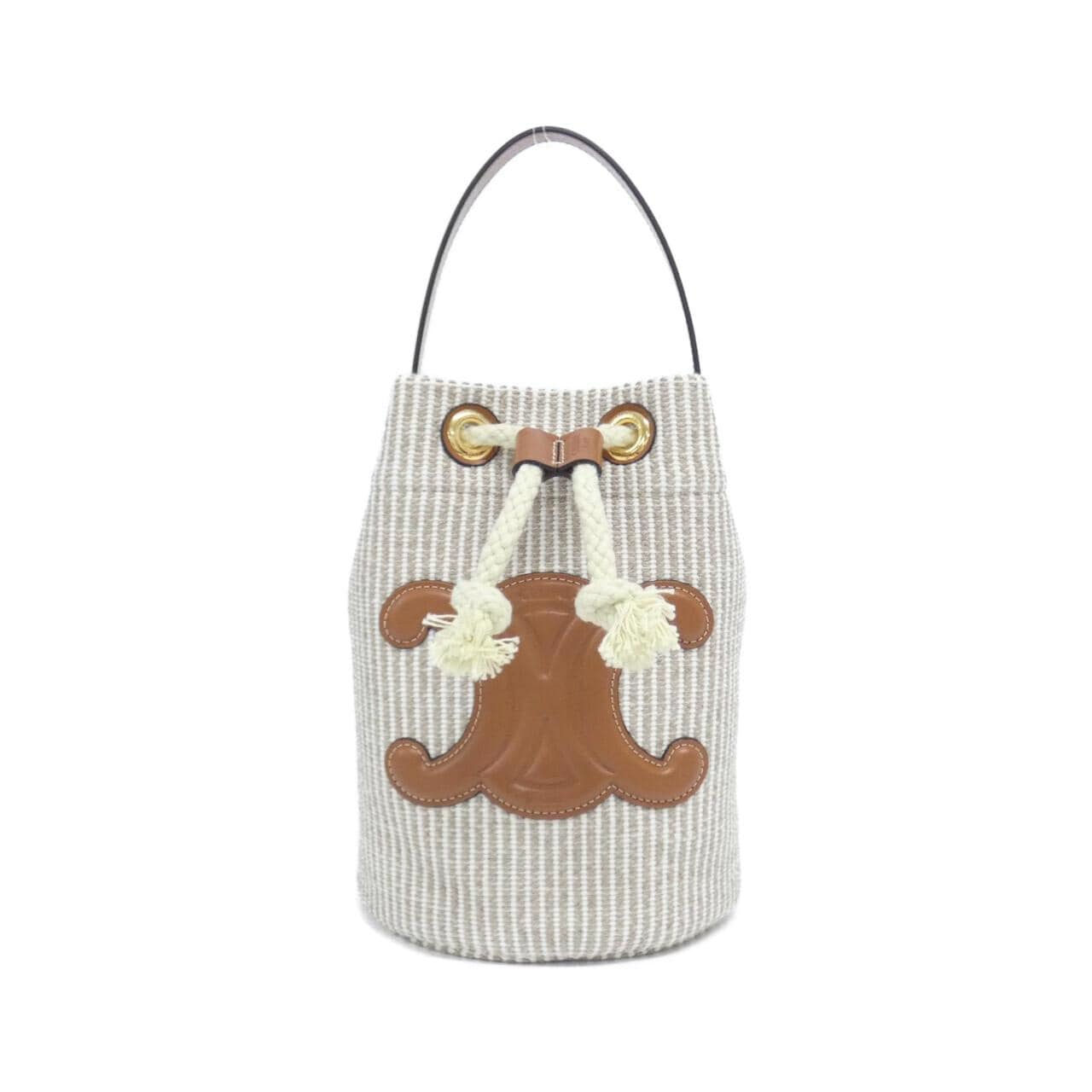 CELINE 196532FEA Handbag Canvas