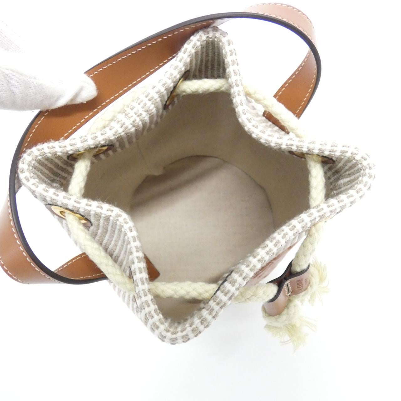 CELINE 196532FEA Handbag Canvas 5