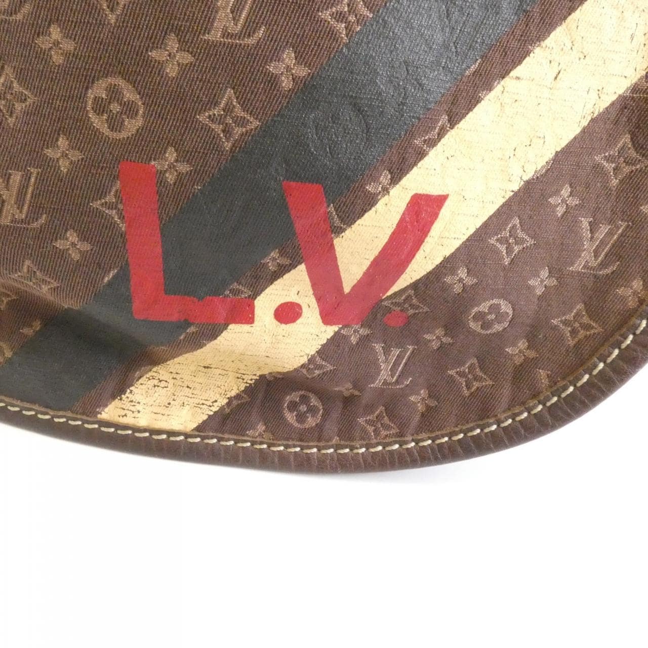 LOUIS VUITTON M40021 Shoulder Bag Monogram Black Monogram - Thumbnail 4