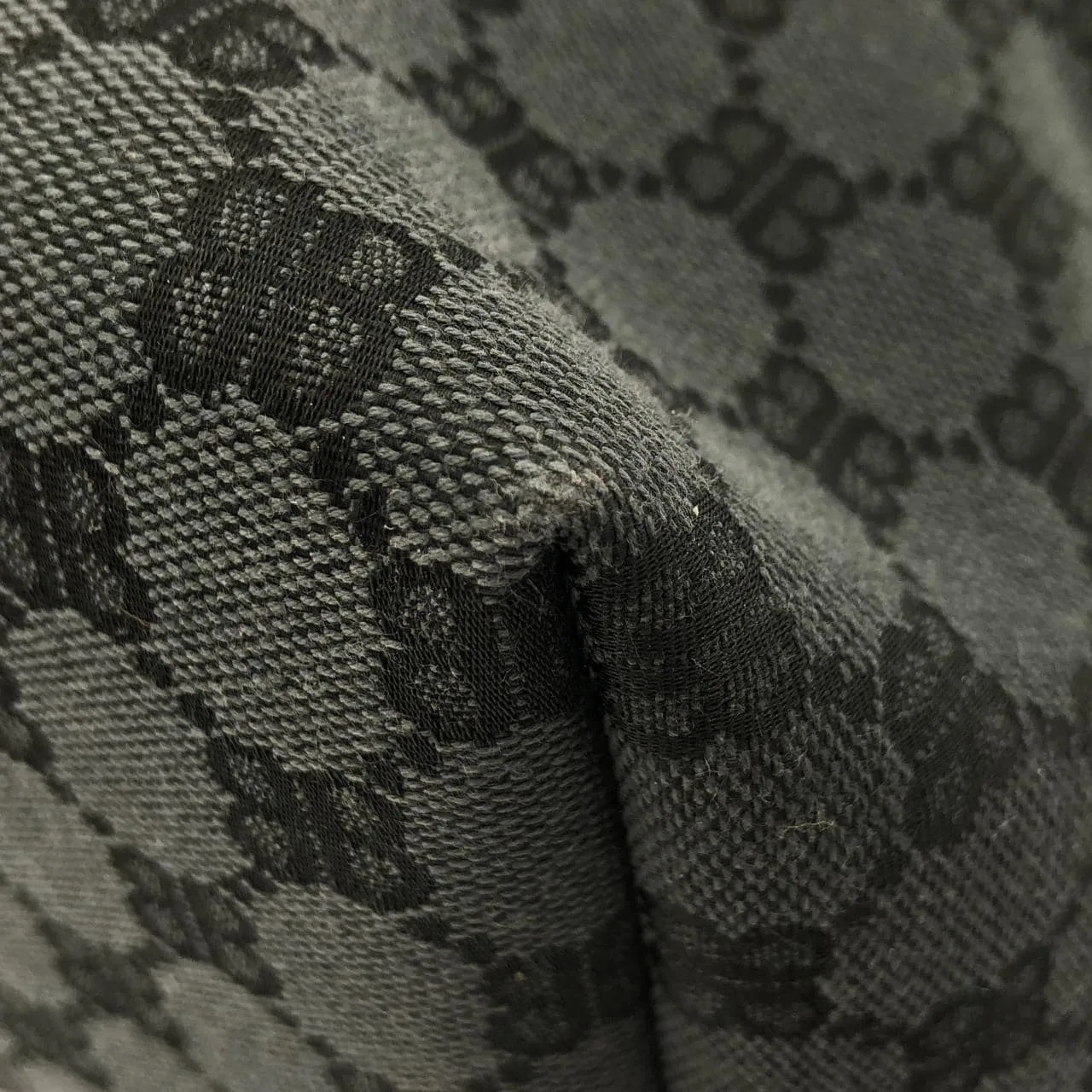 BALENCIAGA 680127 2103X Tote Canvas 黑色 帆布 中古品A - 縮圖 3