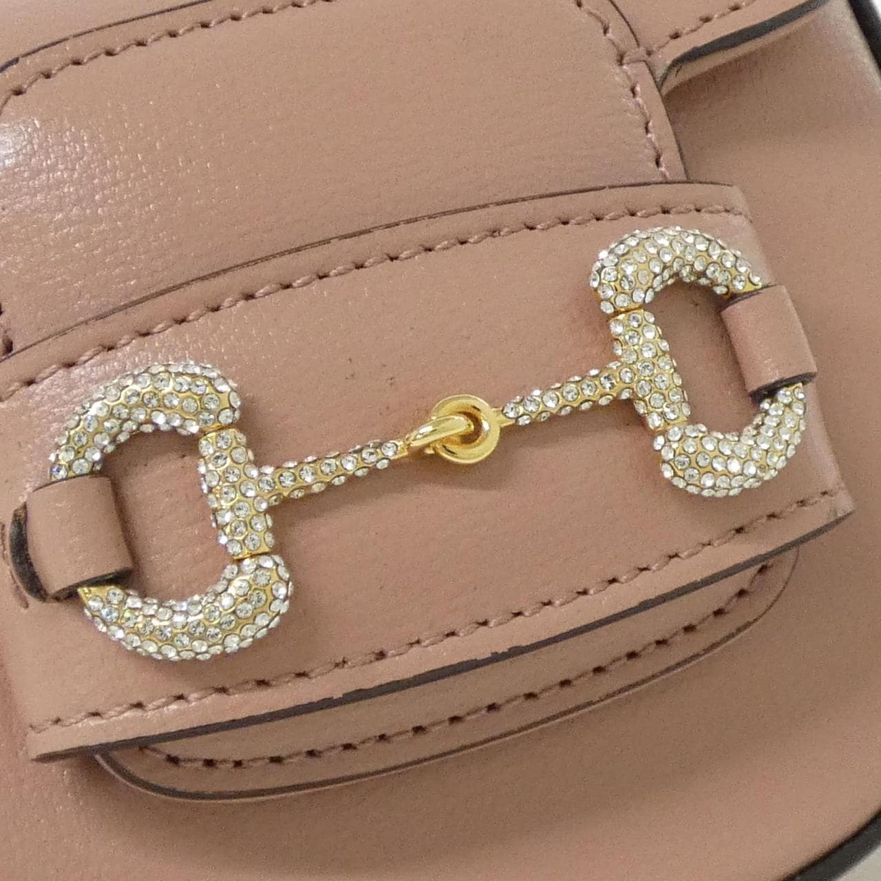 GUCCI 764504 AACSV Shoulder Bag Leather Black Leather Rank A - Thumbnail 4