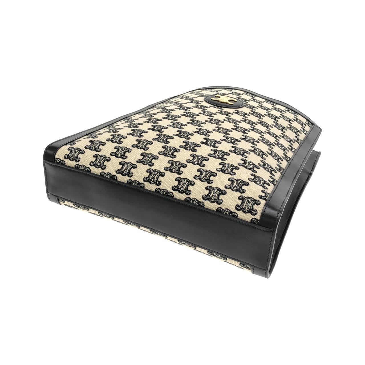 CELINE Cabas 194352CS8 Bag Canvas Black Canvas Rank A - Thumbnail 3