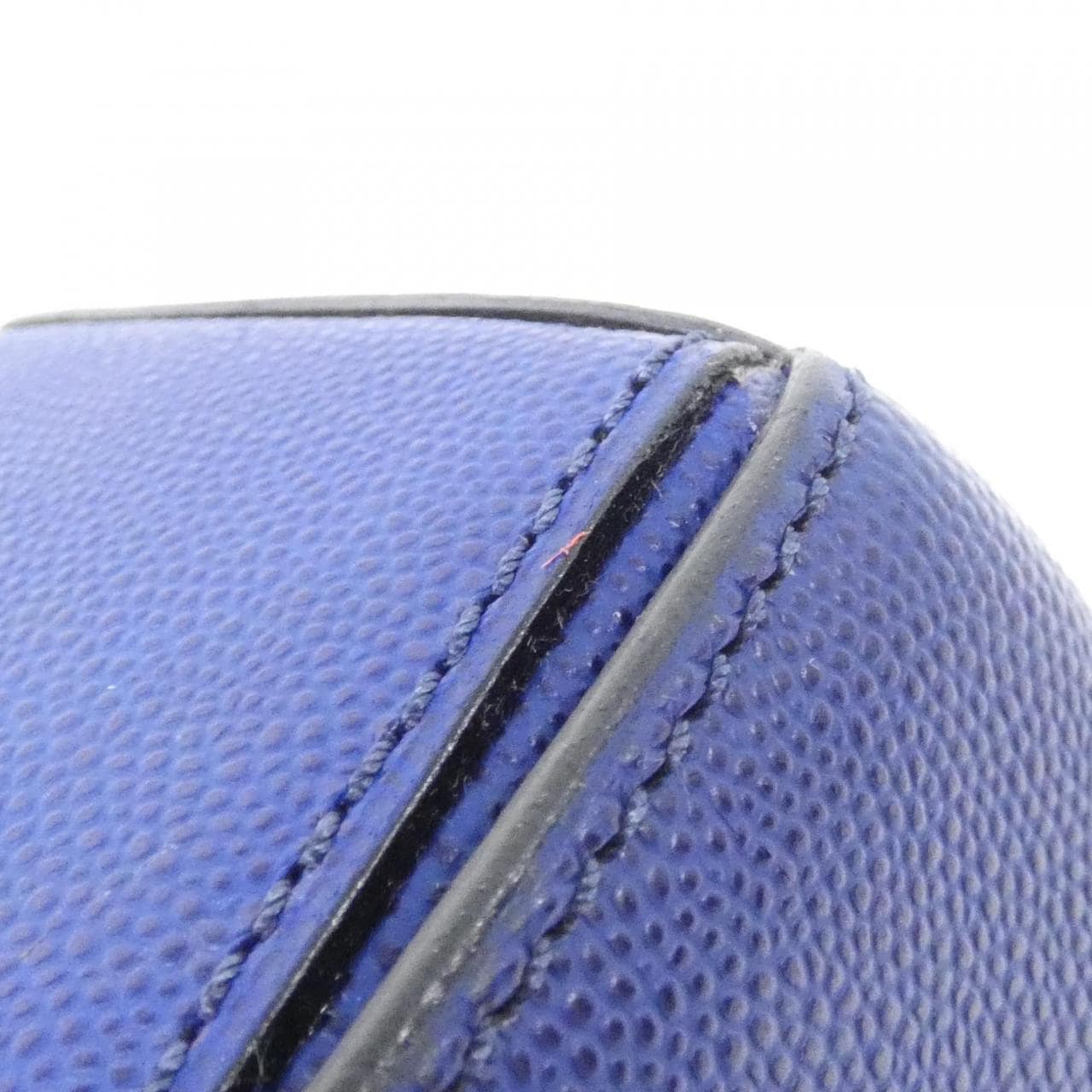 CELINE Shoulder Bag Leather 藍色 皮革 中古品A - 縮圖 4