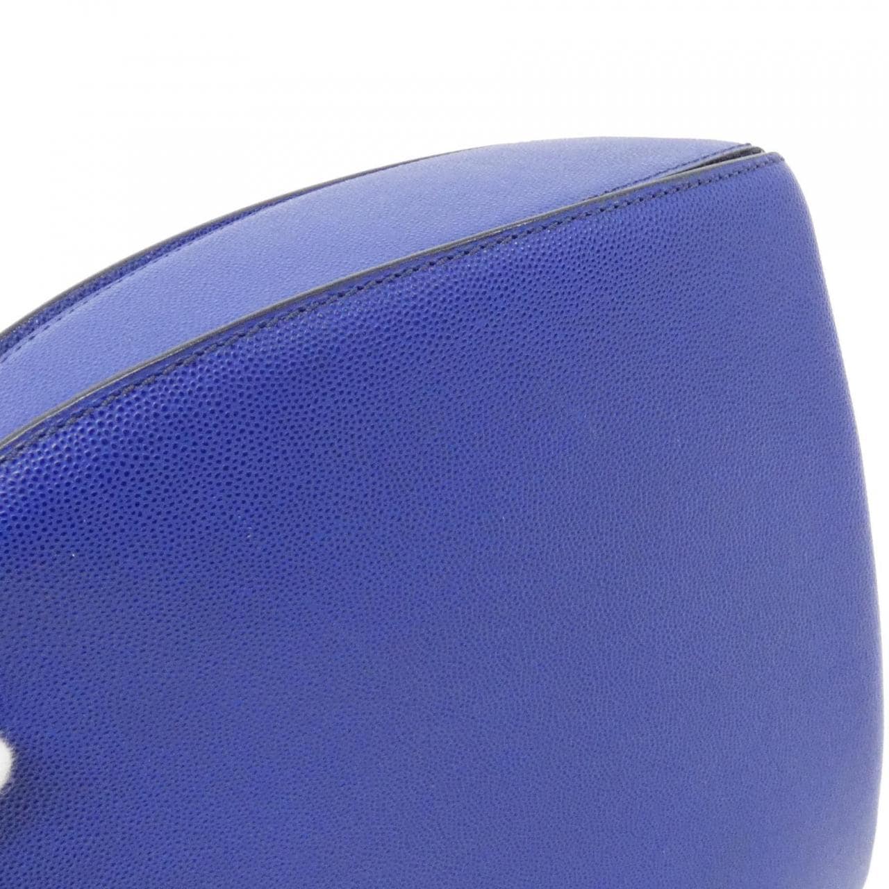 CELINE Shoulder Bag Leather 藍色 皮革 中古品A - 縮圖 5