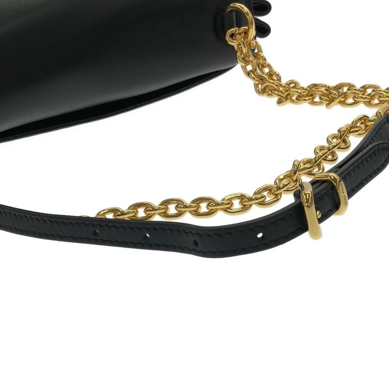 MIU MIU 5BD266 Shoulder 黑色 中古品A - 縮圖 7