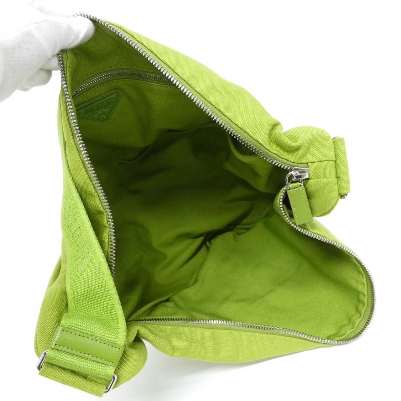 PRADA 2VY007 Shoulder Bag 黑色 中古品A - 縮圖 8