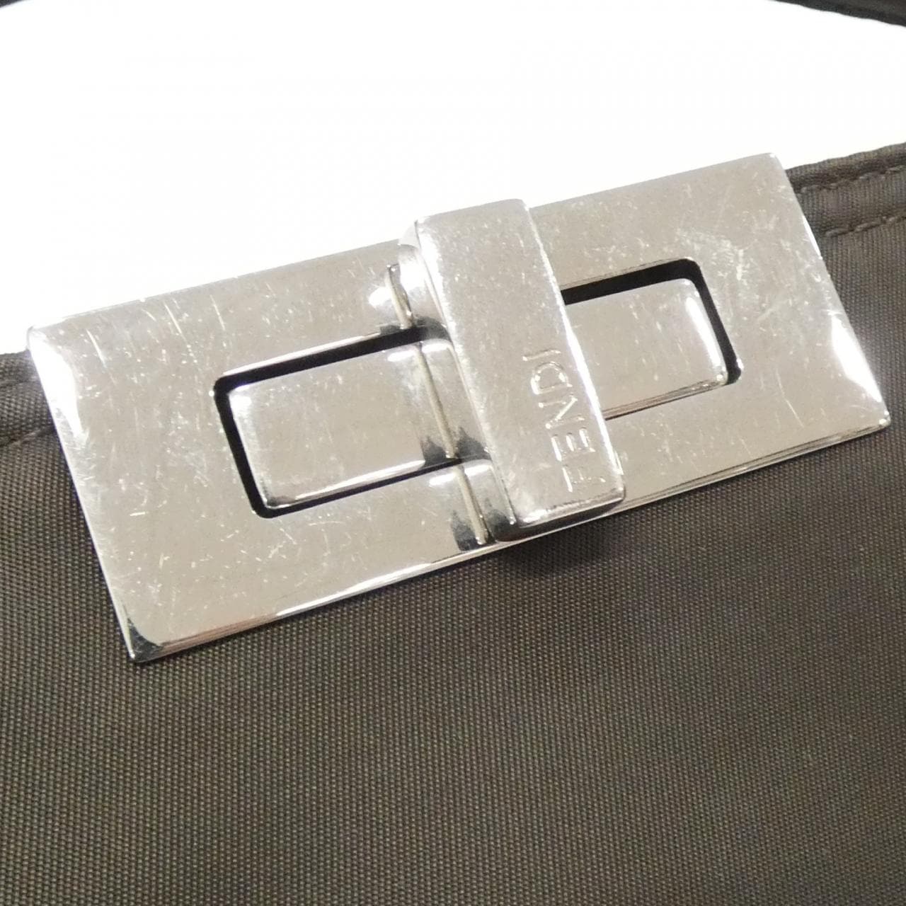 FENDI 7VA529 AGQI Bag Nylon 黑色 尼龍 中古品B - 縮圖 5