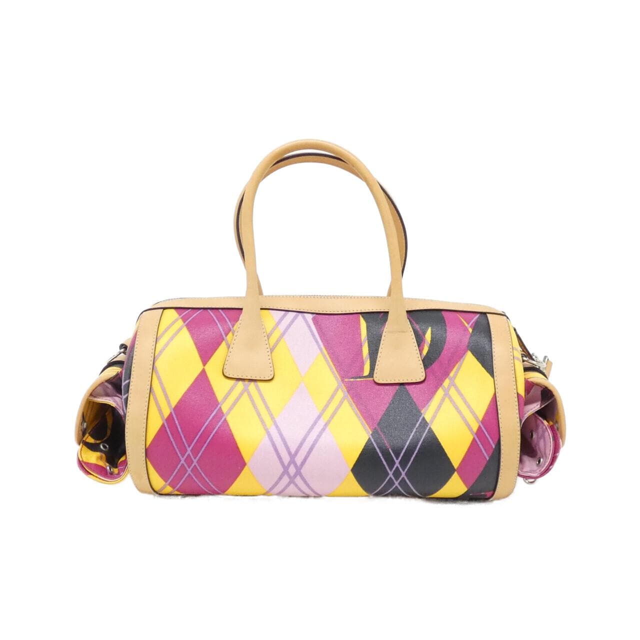 DIOR GOL44261 Boston Bag Canvas Black Canvas Rank A - Thumbnail 2