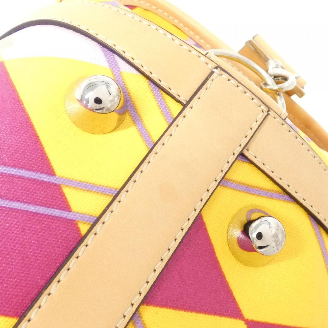 DIOR GOL44261 Boston Bag Canvas Black Canvas Rank A - Thumbnail 3