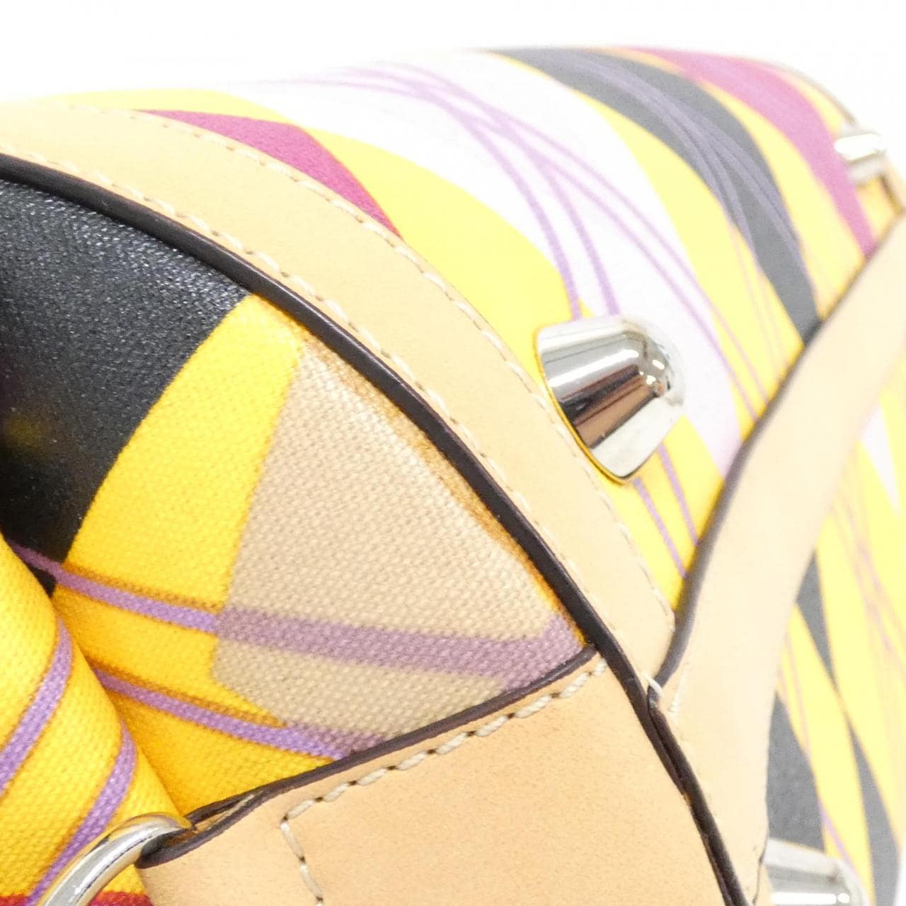 DIOR GOL44261 Boston Bag Canvas Black Canvas Rank A - Thumbnail 4