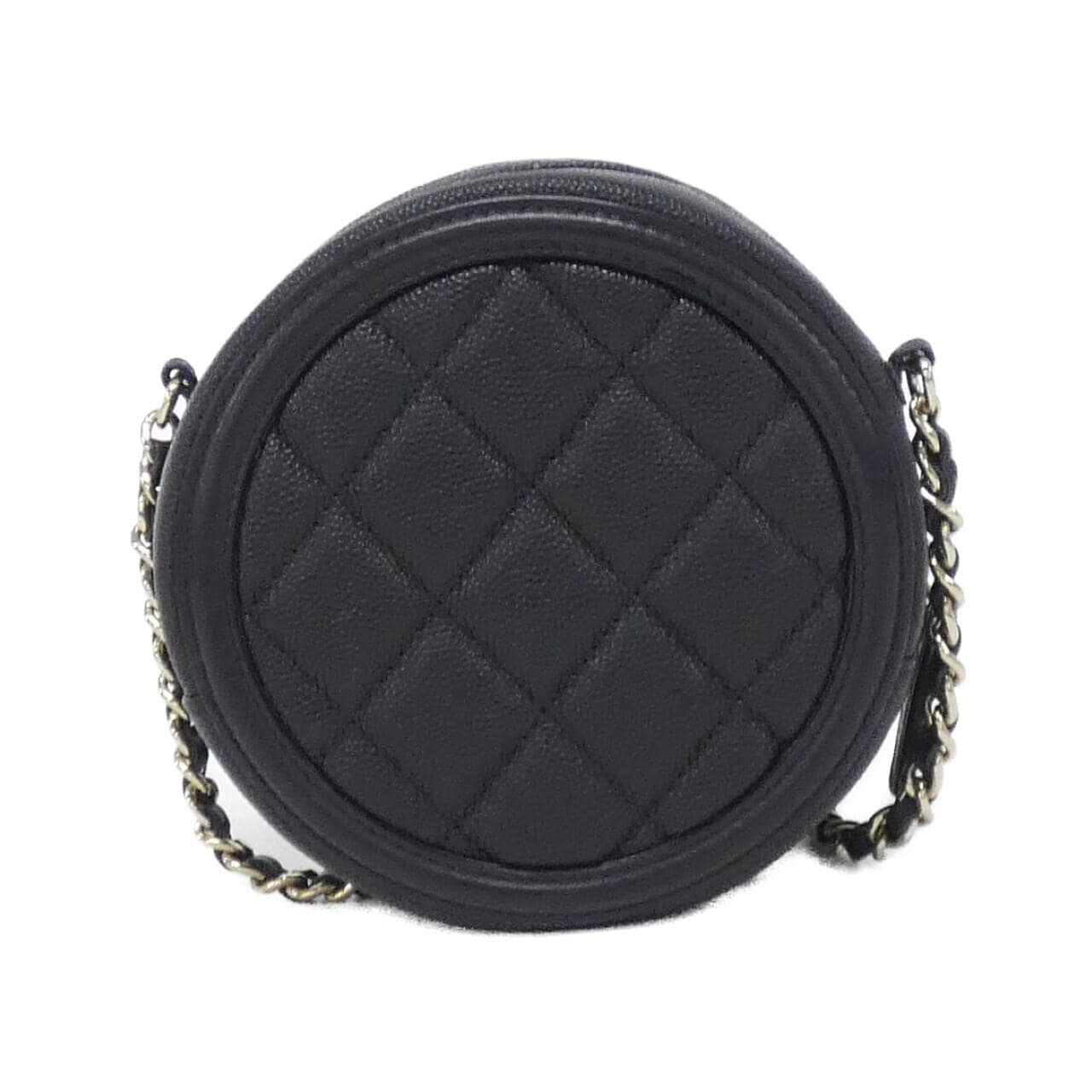 CHANEL AP0365 Shoulder Bag Grained Calfskin Black Grained Calfskin - Thumbnail 2