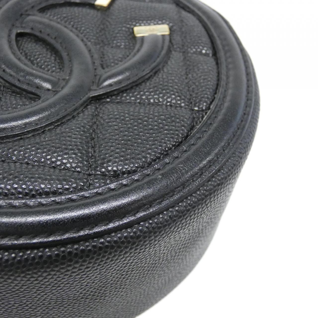 CHANEL AP0365 Shoulder Bag Grained Calfskin Black Grained Calfskin - Thumbnail 3