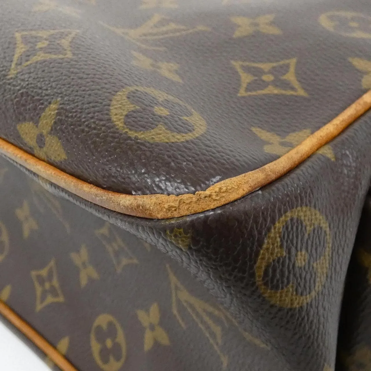LOUIS VUITTON M51162 Handbag Monogram 黑色 Monogram 中古品B - 縮圖 3
