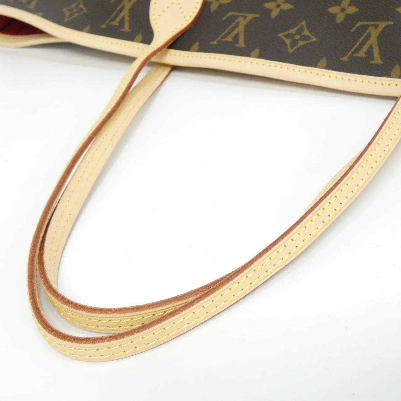 LOUIS VUITTON Neverfull M46987 Bag Monogram 黑色 Monogram 中古品A - 縮圖 6