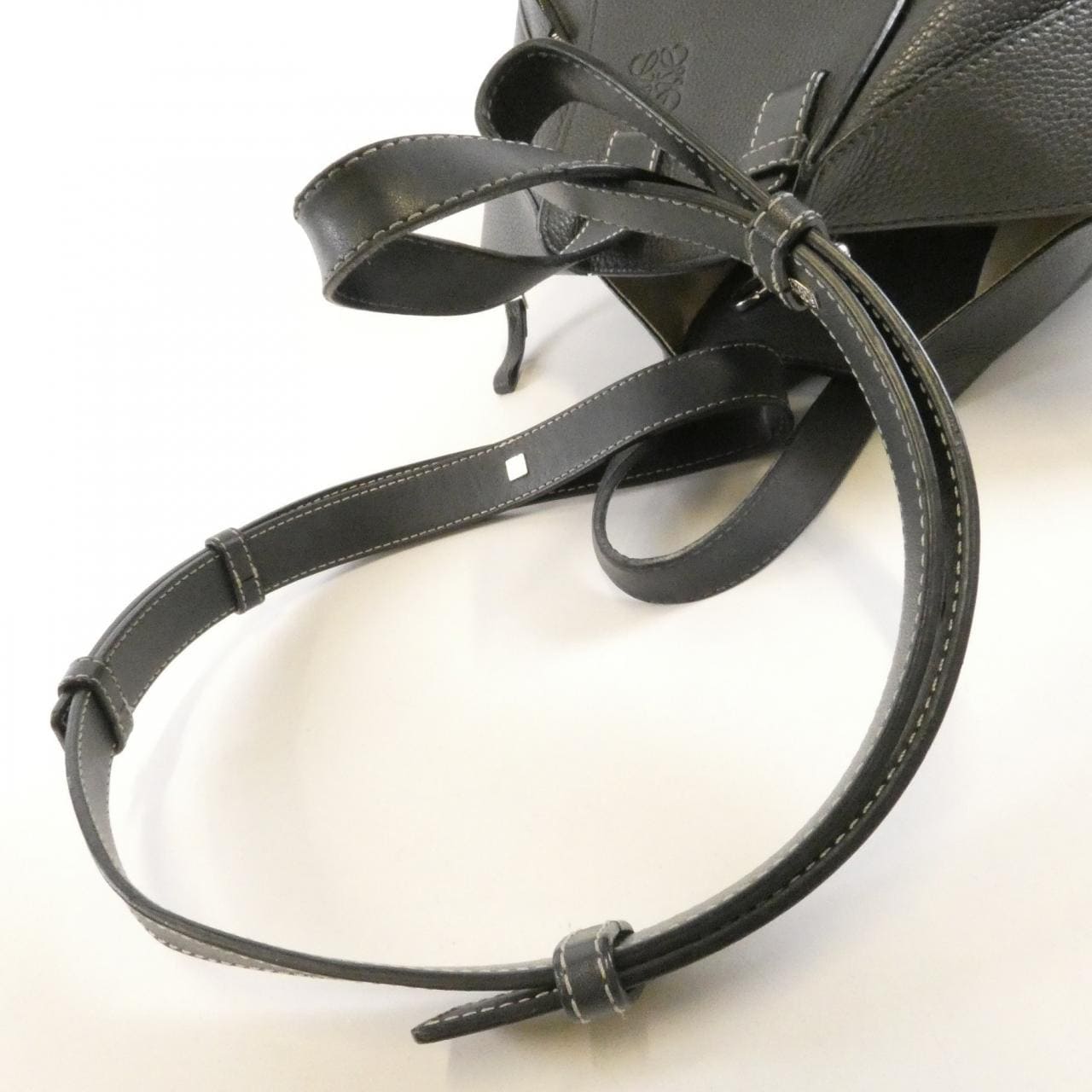 LOEWE Hammock 38712KBN60 Shoulder Black - Thumbnail 6