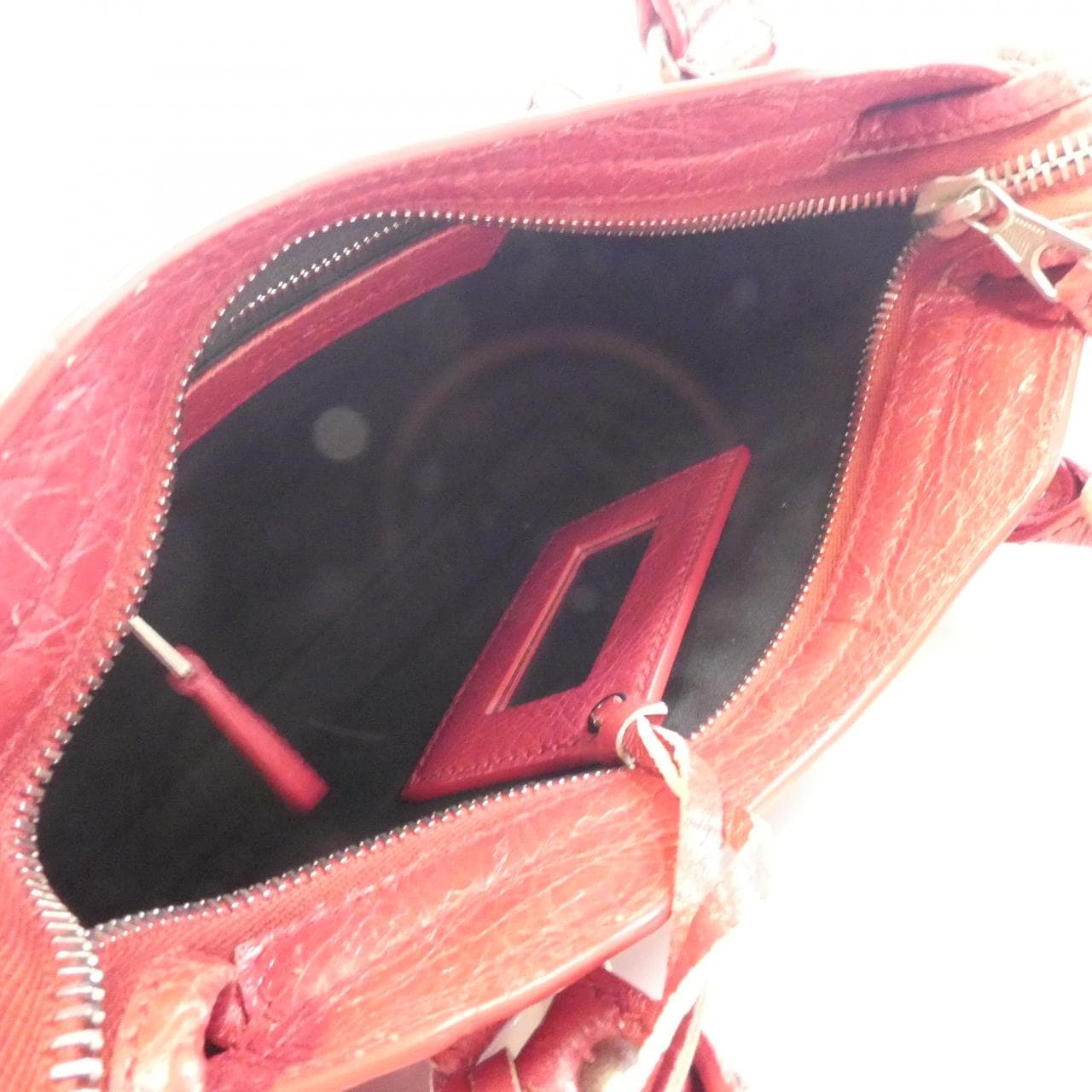 BALENCIAGA Le City 309544 D94JN Bag Lambskin Black Lambskin - Thumbnail 6