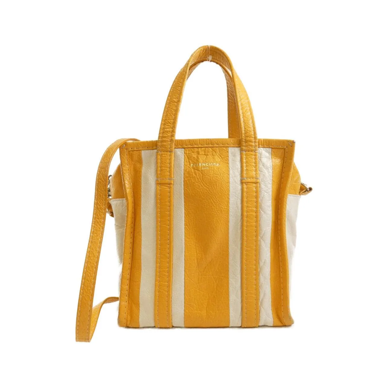 BALENCIAGA Everyday Shopper 452458 DE9GN Handbag Leather Black