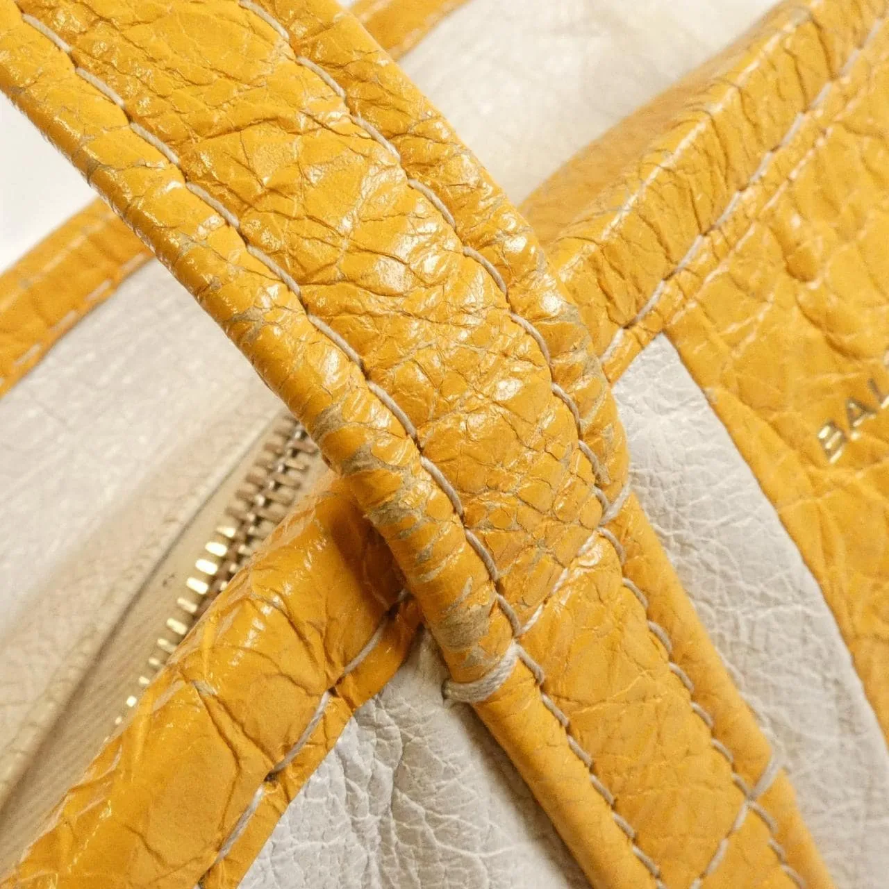 BALENCIAGA Everyday Shopper 452458 DE9GN Handbag Leather Black Leather Rank B - Thumbnail 7