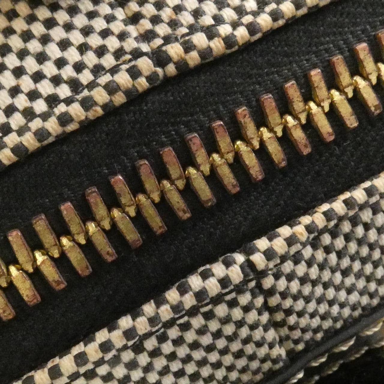 FENDI By The Way 8BL114 B94 Handbag Canvas 黑色 帆布 中古品B - 縮圖 5