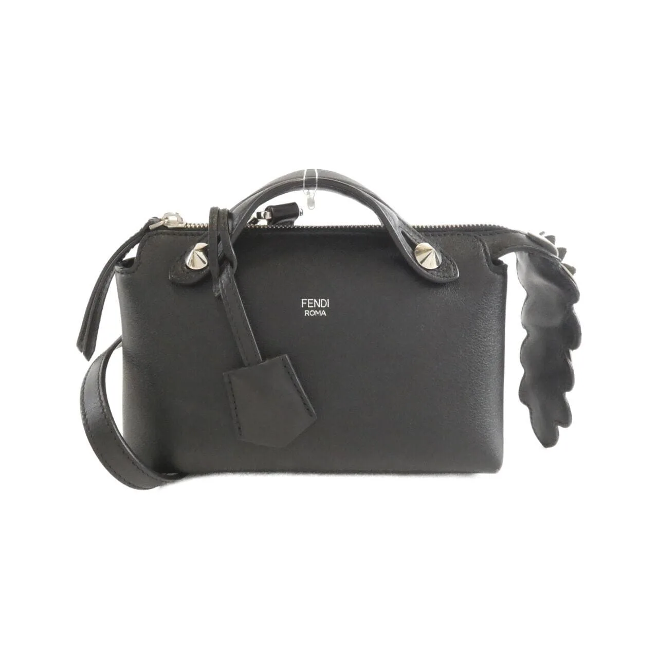 FENDI By The Way 8BL135 7RL Handbag Leather Black