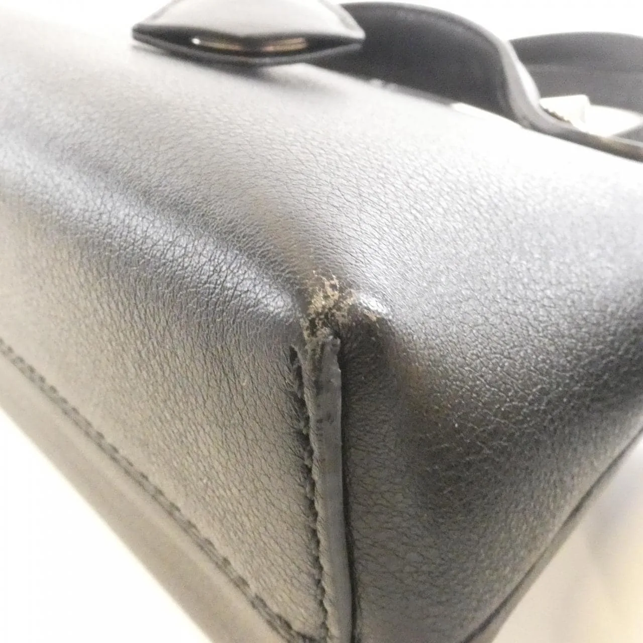 FENDI By The Way 8BL135 7RL Handbag Leather 黑色 皮革 中古品B - 縮圖 3