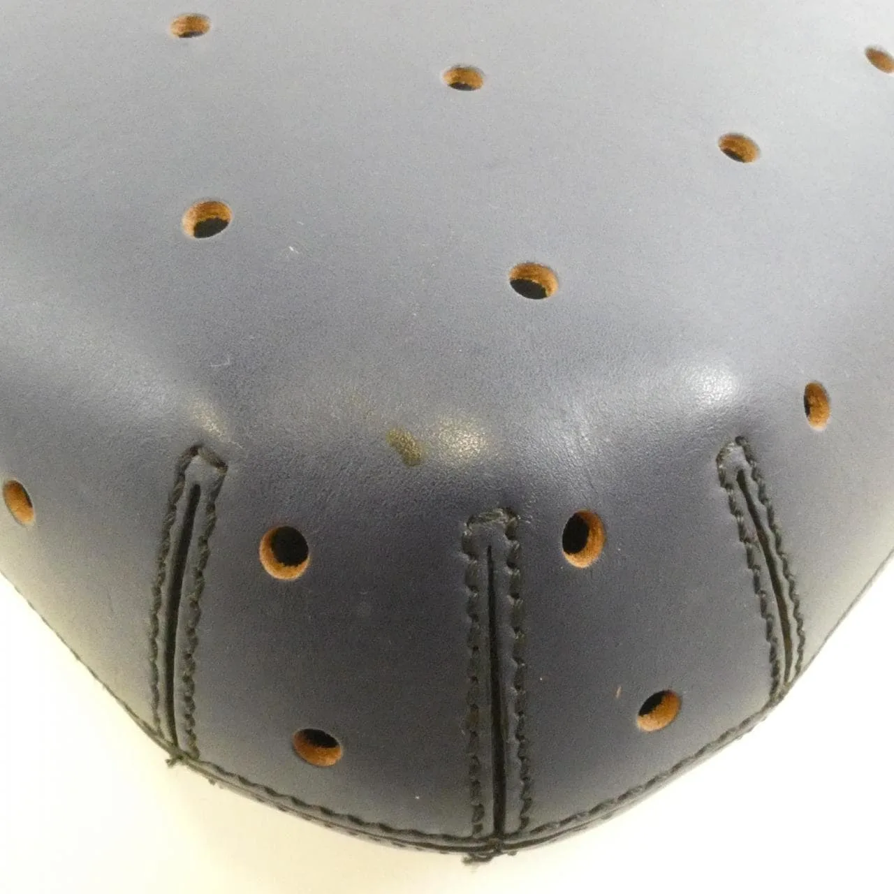 FENDI Peekaboo 8BN237 B0N Handbag Leather Navy Leather Rank B - Thumbnail 3