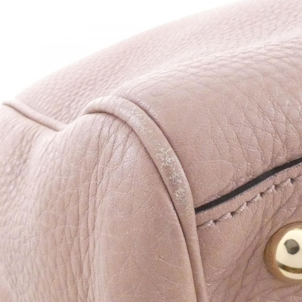 GUCCI Bamboo Shopper 323660 A7M0G Bag Leather 粉色 皮革 中古品B - 縮圖 3