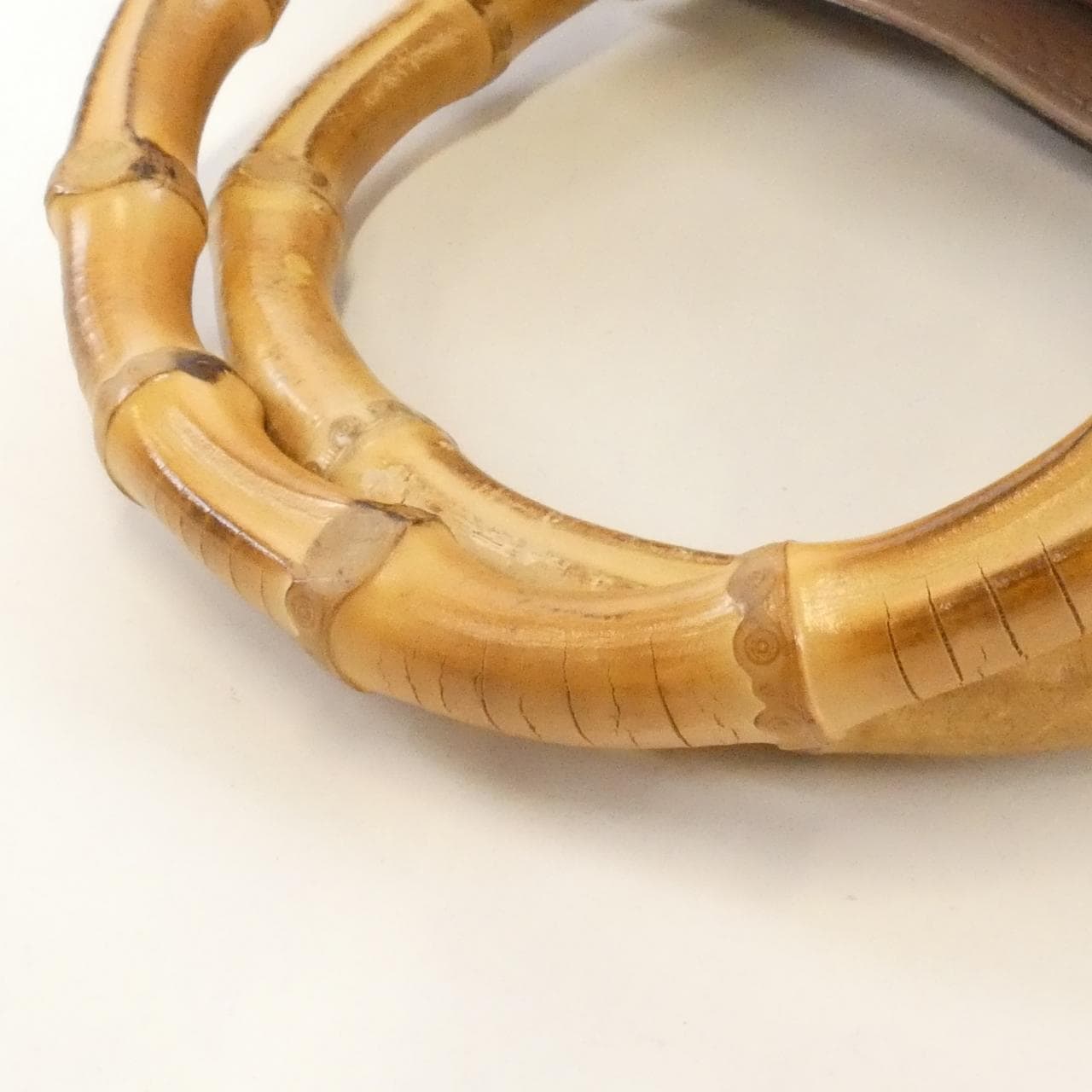 GUCCI Bamboo Shopper 323660 A7M0G Bag Leather 粉色 皮革 中古品B - 縮圖 6