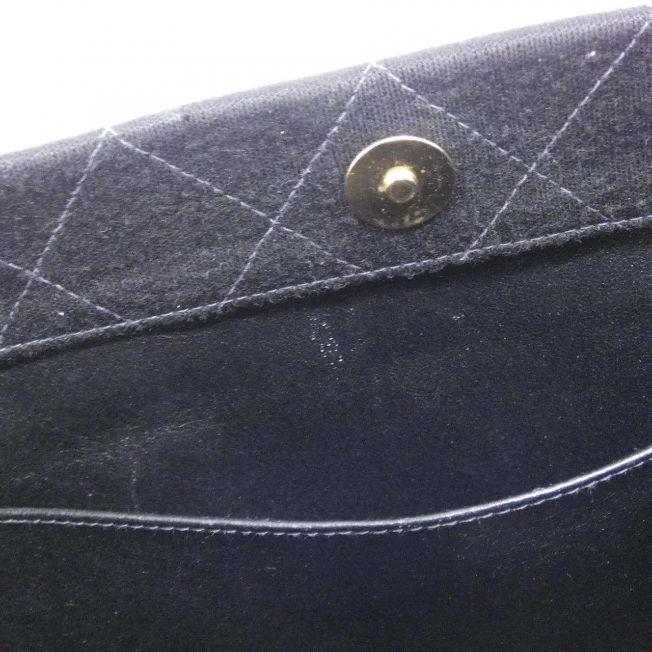 CHANEL 12811 Shoulder Canvas Black Canvas - Thumbnail 8