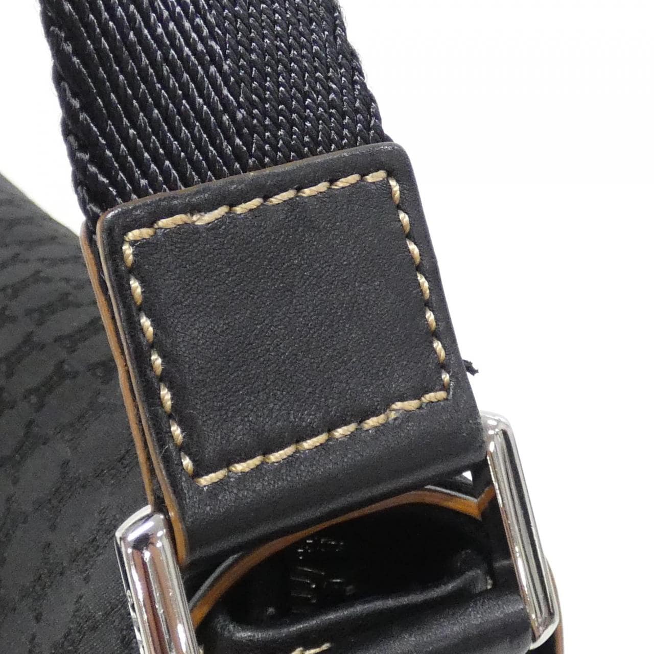 CELINE Shoulder Bag Canvas Black Canvas - Thumbnail 7