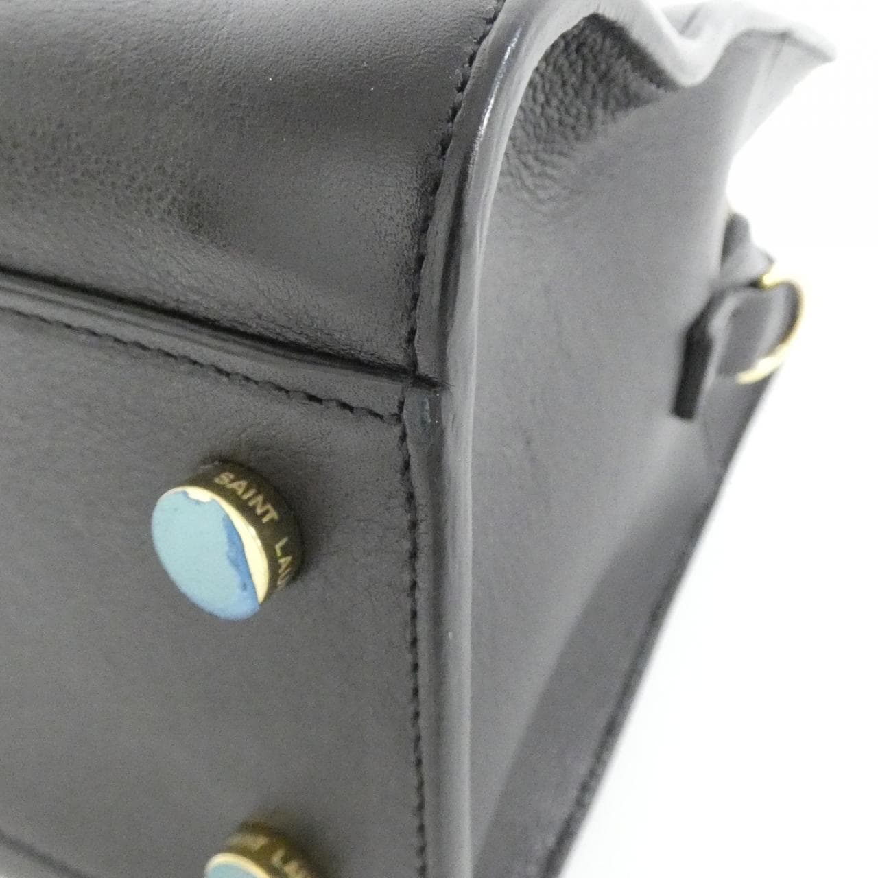 SAINT LAURENT 372087 BOO0J Bag Monogram Black Monogram - Thumbnail 3