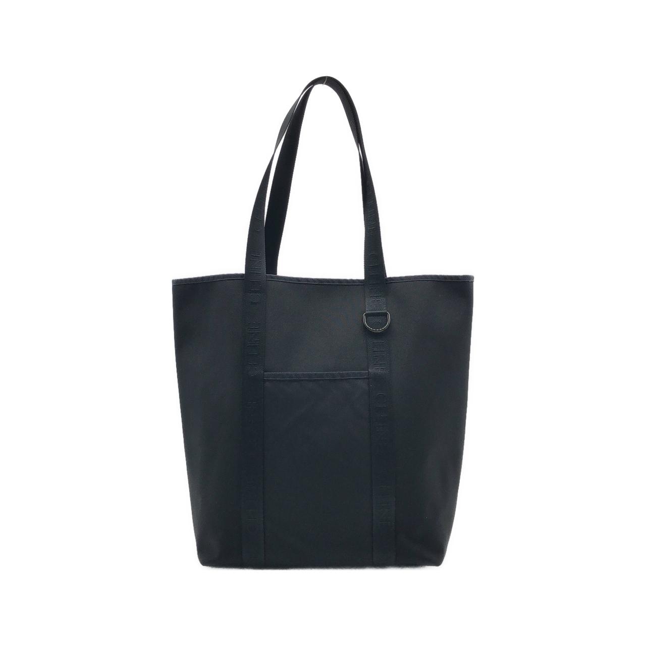 CELINE Cabas 110082EOU Bag Nylon Black