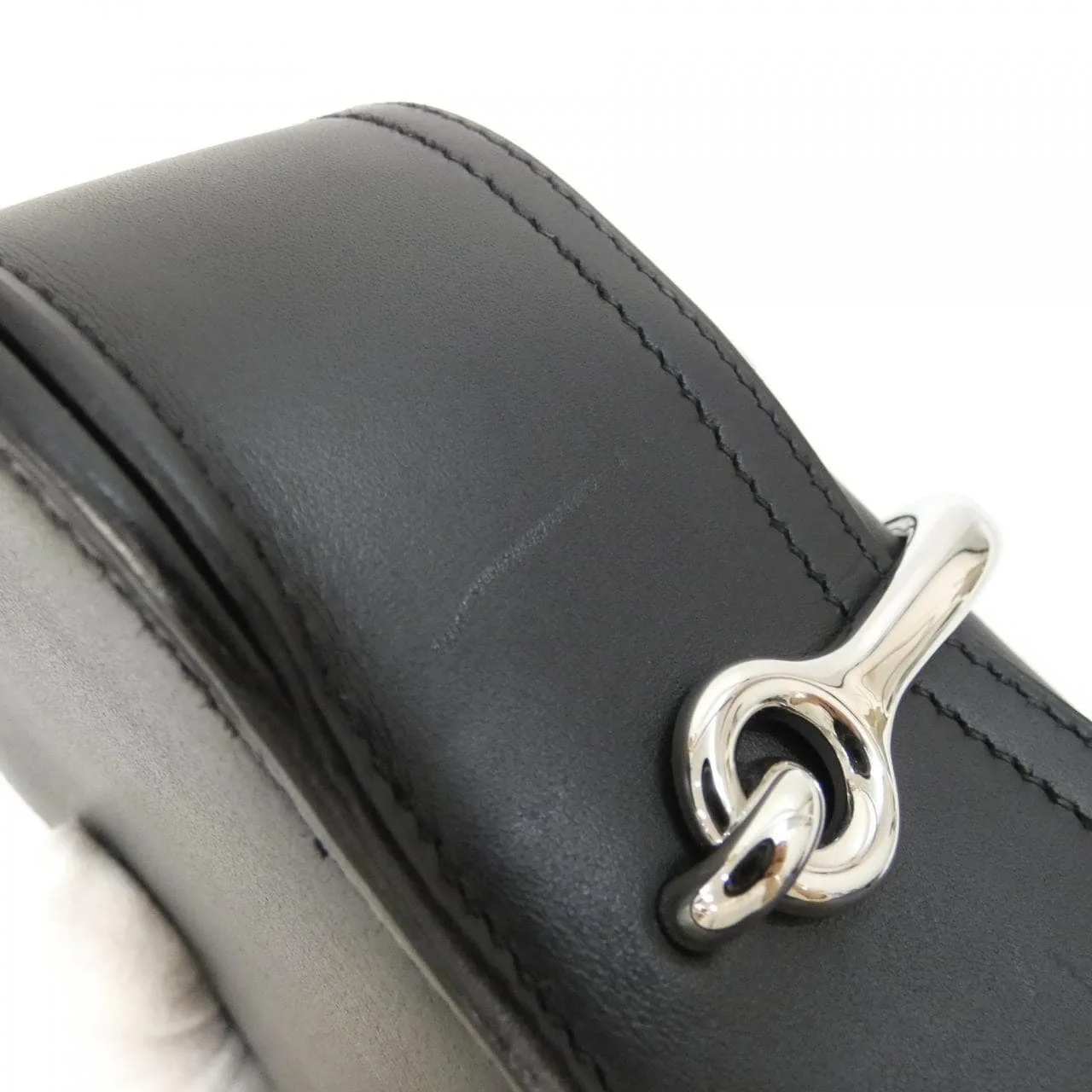 HERMES Shoulder Black Rank A - Thumbnail 3
