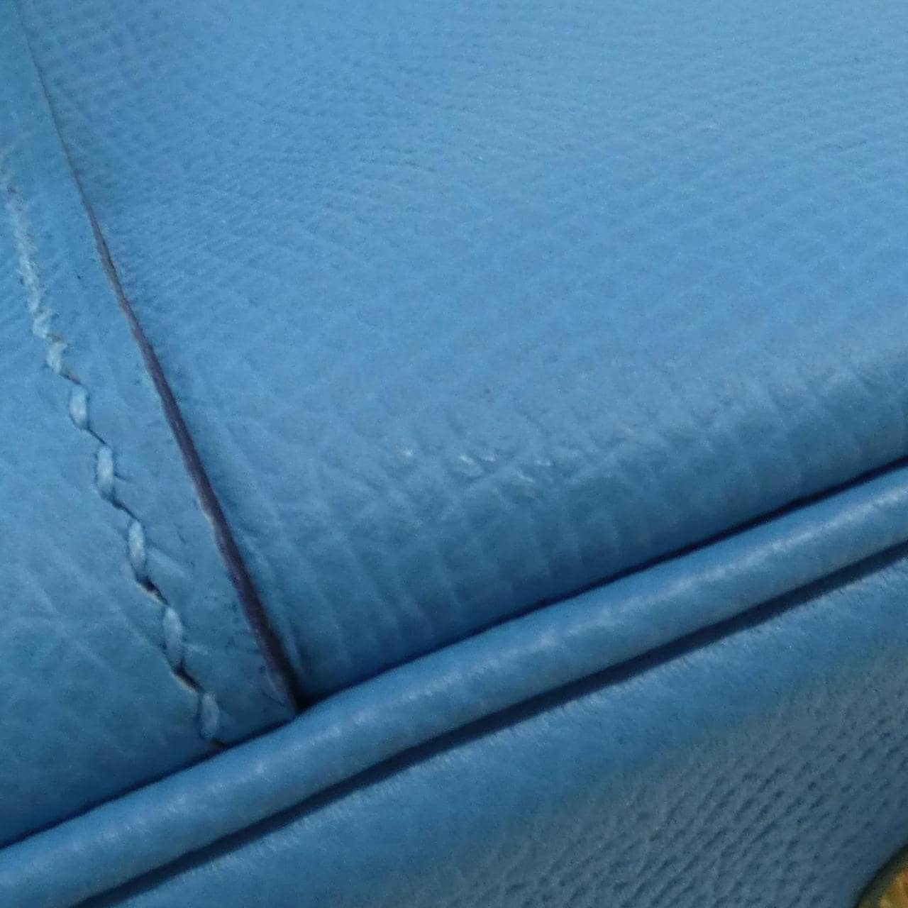 HERMES HERMÈS Bolide 075181CC Bag Epsom Blue Epsom Leather Rank A - Thumbnail 2