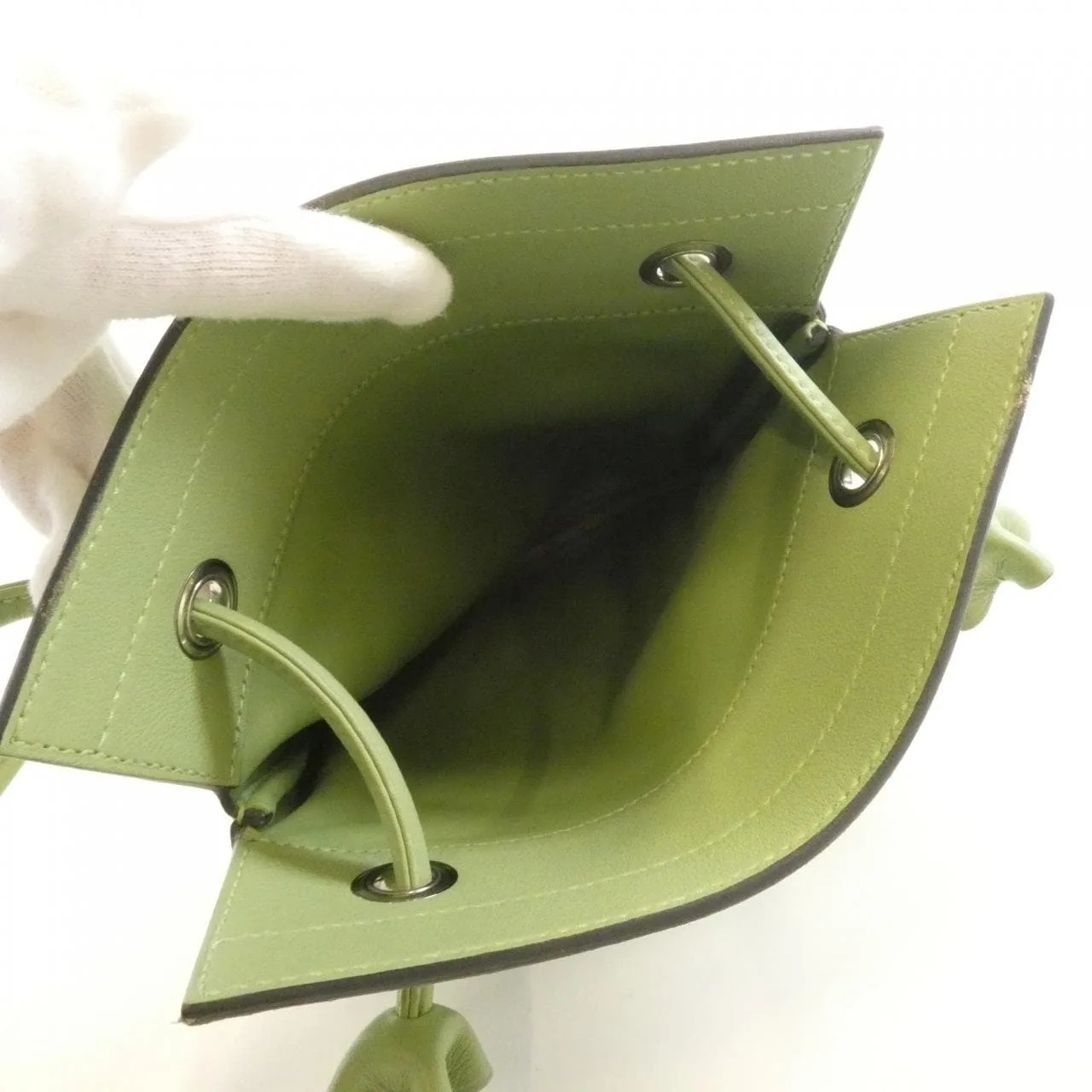 HERMES Aline 076236CK Shoulder Swift 黑色 Swift 皮 中古品A - 縮圖 7