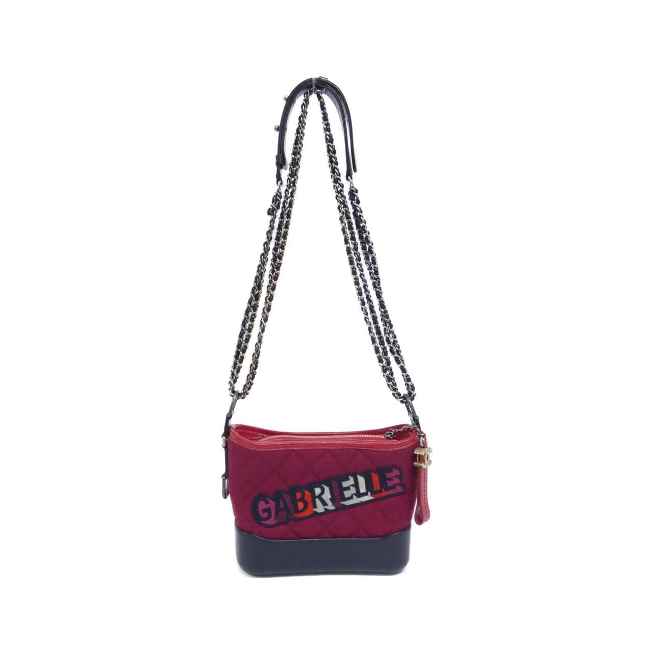 CHANEL Gabrielle 91810 Shoulder Bag Black