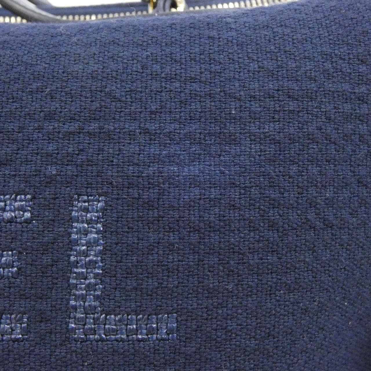 CHANEL Deauville AS4166 Boston Bag Navy - Thumbnail 5