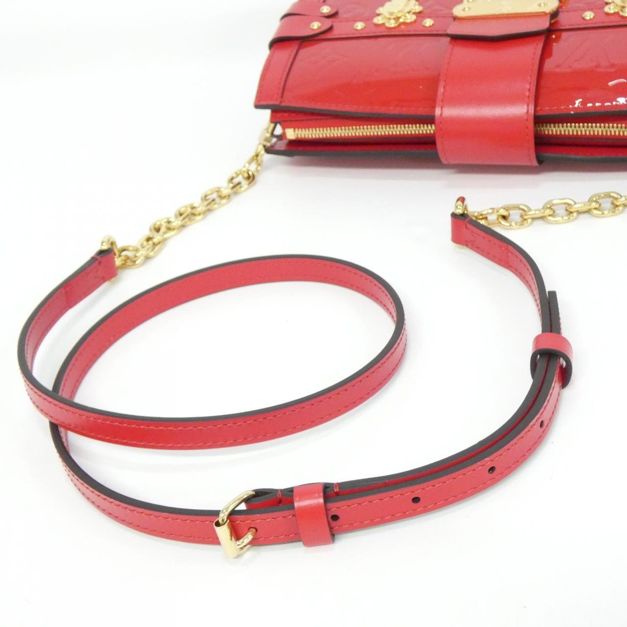 LOUIS VUITTON Shoulder Bag Vernis Black Vernis Rank A - Thumbnail 8