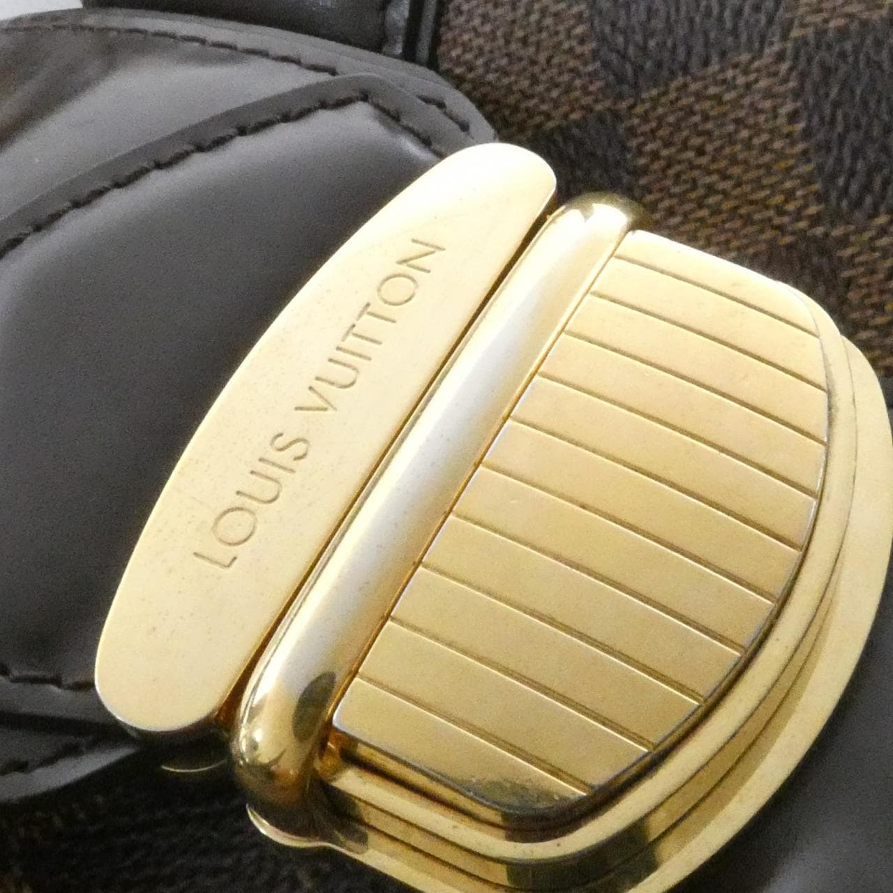 LOUIS VUITTON N41540 Shoulder Damier 黑色 Damier 中古品B - 縮圖 4