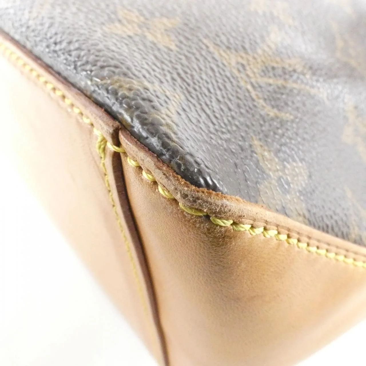 LOUIS VUITTON Caba Piano M51148 Handbag Monogram 黑色 Monogram 中古品B - 縮圖 2