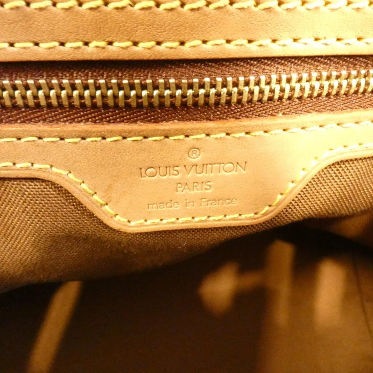 LOUIS VUITTON Caba Piano M51148 Handbag Monogram 黑色 Monogram 中古品B - 縮圖 8