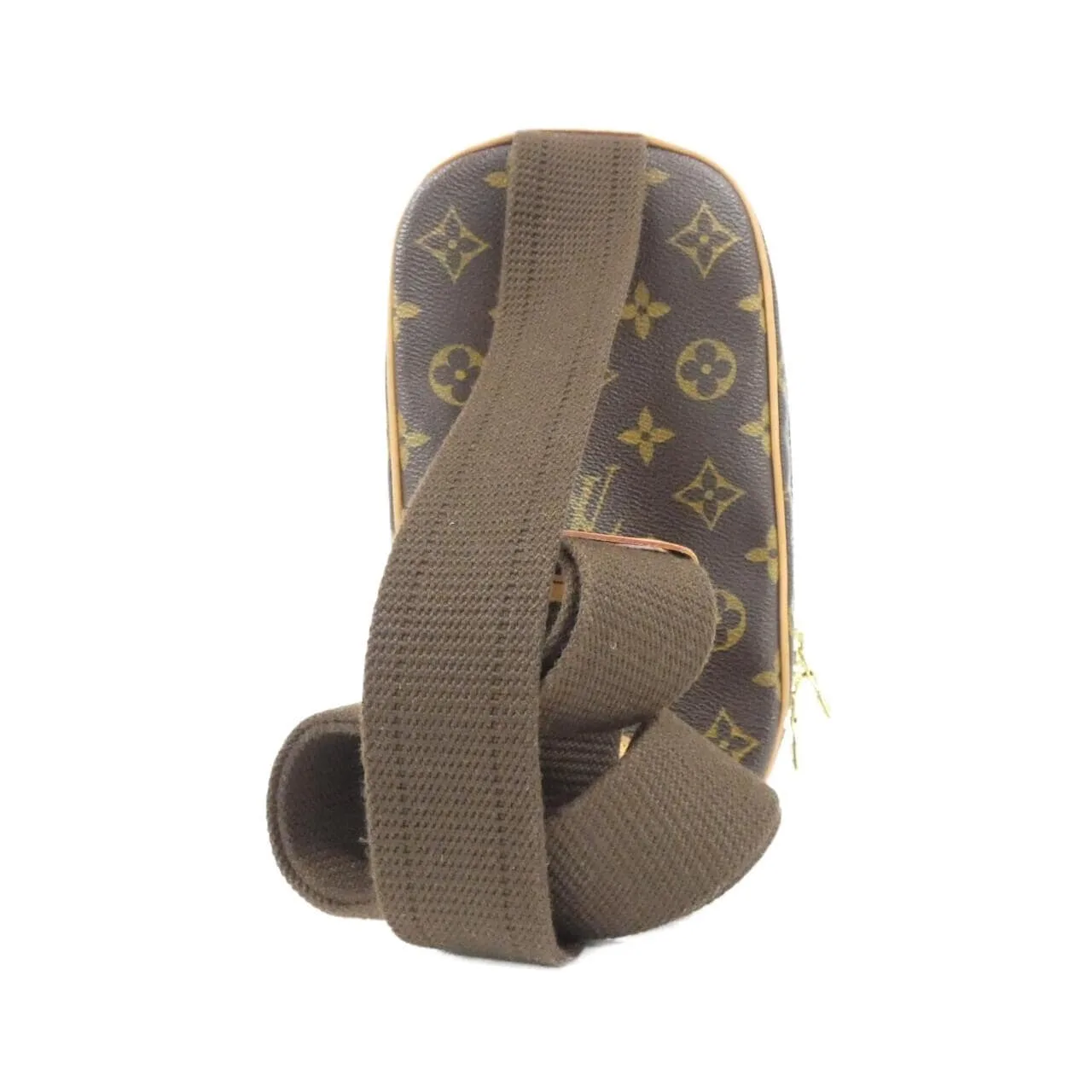 LOUIS VUITTON Pochette M51870 Shoulder Monogram 黑色 Monogram 中古品A - 縮圖 2