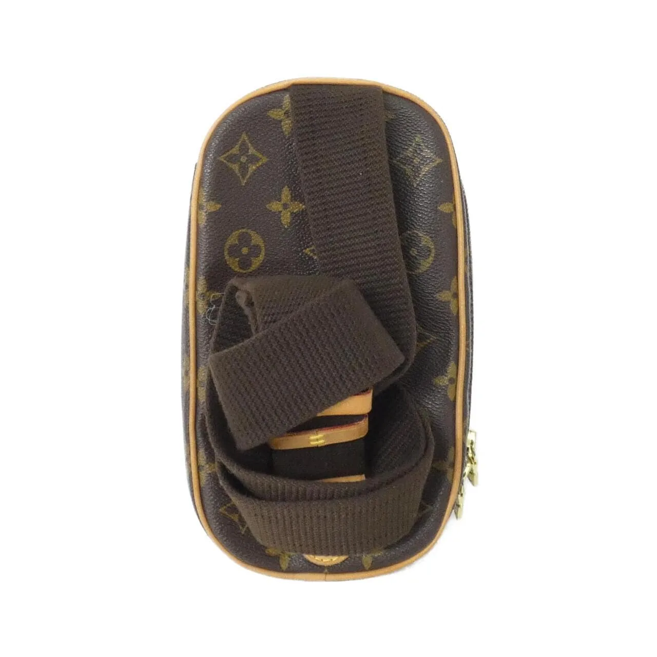 LOUIS VUITTON Pochette M51870 Shoulder Monogram 黑色 Monogram 中古品A - 縮圖 2