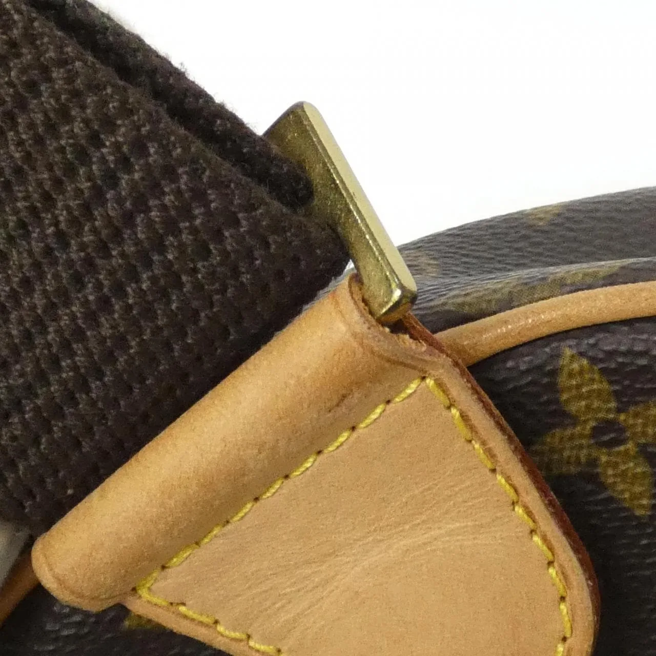 LOUIS VUITTON Pochette M51870 Shoulder Monogram 黑色 Monogram 中古品A - 縮圖 7